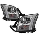 xTune 06-09 Ford Fusion Light Bar DRL Projector Headlights - Chrome (PRO-JH-FFU06-LB-C) - 9042126