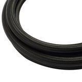 Mishimoto 6Ft Stainless Steel Braided Hose w/ -12AN Fittings - Black - MMSBH-1272-CB