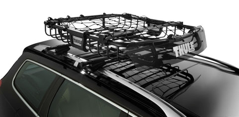 Thule Stretch Cargo Roof Basket Net - Black (Works w/ 1-1/4in. Basket Tubing or Smaller) - 692100