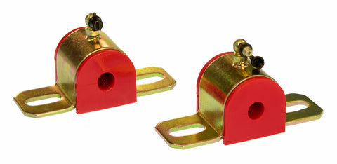 Prothane Universal 90 Deg Greasable Sway Bar Bushings - 1/2in - Type B Bracket - Red - 19-1201