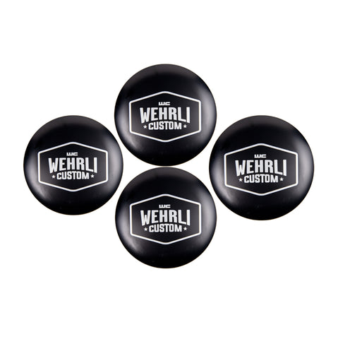 Wehrli 19+ Honda Talon Billet Hub Cap Kit for OEM Wheels - Black Anodized - WCF102008-BA