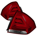 Spyder Chevy Impala 2006-2013 LED Tail Lights Red Clear ALT-YD-CHIP06-LED-RC - 5076403