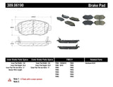 StopTech Performance 00-05 Lexus IS 250/300/350 / 02-09 SC 300/400/430 Front Brake Pads - 309.06190