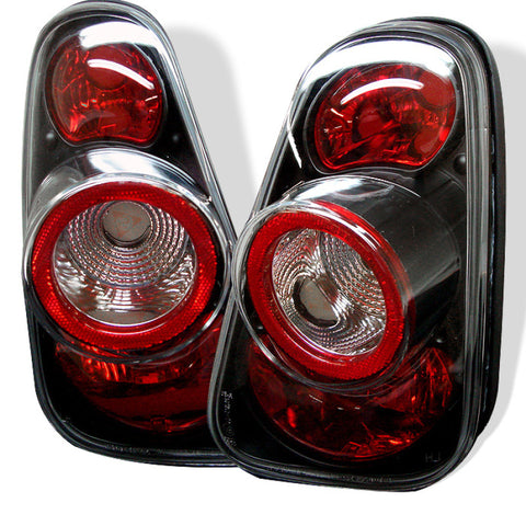 Spyder Mini Cooper 02-06/Cooper Convertibles 05-08 Euro Style Tail Lights Black ALT-YD-MC02-BK - 5006240