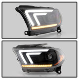 Spyder Dodge Durango 11-13 Halogen Model Only Projector Headlights - Black PRO-YD-DDU11SI-BK - 5088284