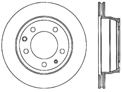 StopTech Slotted & Drilled Sport Brake Rotor - 127.33078R