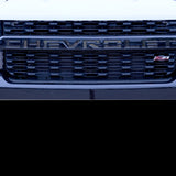 Putco 23-24 Chevrolet Colorado - Grille Letters - Black Platinum Chevrolet Letters - 55555BPGM