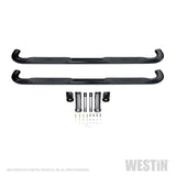 Westin 2019 Chevrolet Silverado/Sierra 1500 Crew Cab Platinum 4 Oval Nerf Step Bars - Black - 21-4135