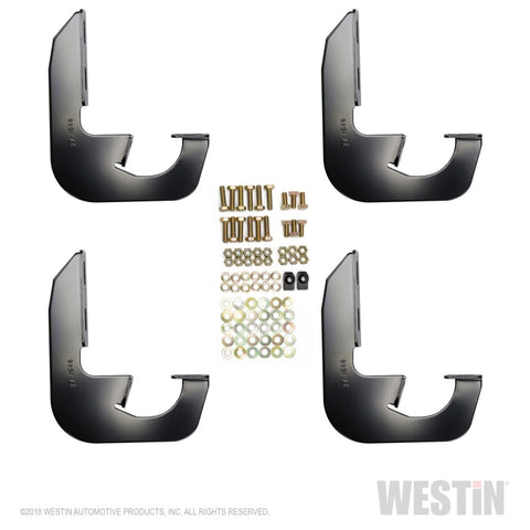 Westin 2005-2010 Jeep Grand Cherokee Running Board Mount Kit - Black - 27-1785