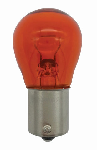 Hella Bulb 12V 21W Ba15S S8 Amber (2) - 7506ATB