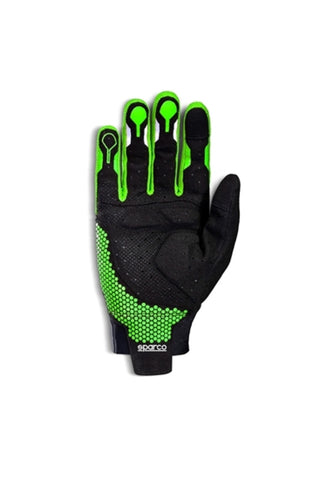 Sparco Gloves Hypergrip+ 11 Black/Green - 00209511NRVF