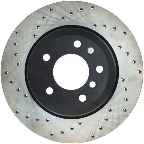 StopTech Sport Cross Drilled Brake Rotor - Front Left - 128.34109R