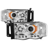 Spyder Dodge Ram 1500 02-05/Ram 2500 03-05 Projector Headlights LED Halo LED Chrm PRO-YD-DR02-HL-C - 5009982