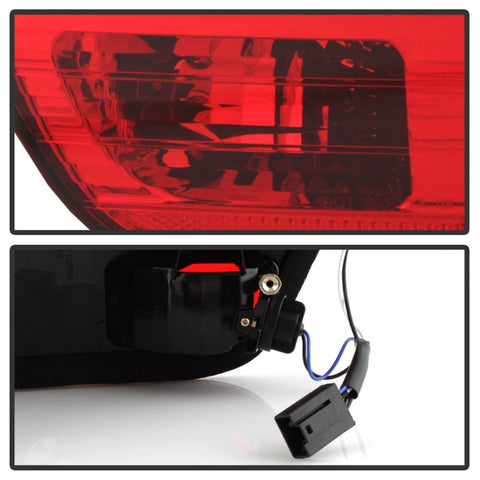 Spyder BMW E53 X5 00-06 4PCS Euro Style Tail Lights- Red Clear ALT-YD-BE5300-RC - 5000835