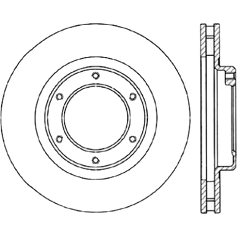 StopTech Cryo Slotted Sport Brake Rotor - Left - 126.44093CSL