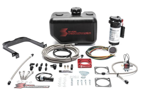 Snow Performance 08-15 Evo Stg 2 Boost Cooler Water Injection Kit w/SS Braid Line & 4AN Fittings - SNO-2120-BRD