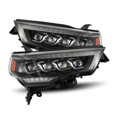 AlphaRex 14-22 Toyota 4Runner (2021 Req. Conv) NOVA LED Proj HL Blk w/Actv Light & Seq. Sig + SB DRL - 880808