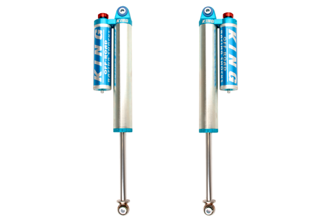 King Shocks 2011+ Chevrolet Silverado 2500/3500/HD Rear 2.5 Dia Piggyback Res Shock w/Adj (Pair) - 25001-303A