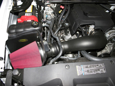 Airaid 09-13 GM Truck/SUV (w/ Elec Fan/excl 11 6.0L) CAD Intake System w/ Tube (Dry / Red Media) - 201-233