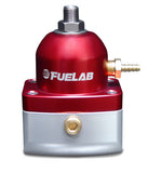 Fuelab 515 TBI Adjustable FPR Large Seat 10-25 PSI (2) -10AN In (1) -6AN Return - Red - 51505-2-L-T