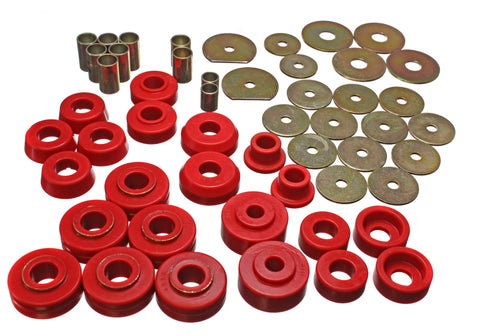 Energy Suspension 65-70 Impala/Caprice Red Body Mount Set - 3.4138R