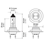 Hella Bulb H7 12V 70W PX26d T4.625 - H7 70W