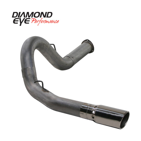 Diamond Eye KIT 5in DPF-BACK SGL SS 07.5-08 CHEVY 6 6L 2500/3500 PCKGD BX46X14X14OD EL-PL - K5134S