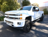 Go Rhino 15-19 Chev Silverado 2500HD/3500HD CC (Diesel) 4dr E-BOARD E1 Running Board Kit - Tex. Blk - 20405187PC