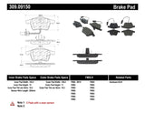 StopTech Performance Brake Pads - 309.09150