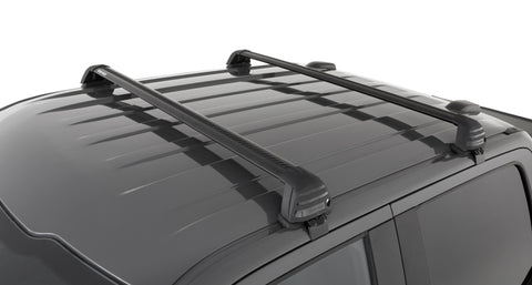 Rhino-Rack 04-08 Ford F150 Supercrew Vortex ROC25 Flush 2 Bar Roof Rack - Black - RV0648B