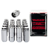 McGard 5 Lug Hex Install Kit w/Locks (Cone Seat Nut) M14X2.0 / 13/16 Hex / 2.25in. Length - Chrome - 84505