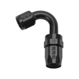 Russell Performance -12 AN Black 120 Degree Full Flow Swivel Hose End - 613435