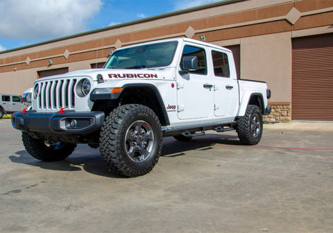 N-Fab Predator Pro Step System 2019 Jeep Wrangler JT 4DR Truck Full Length - Tex. Black - PRJ1980T-TX