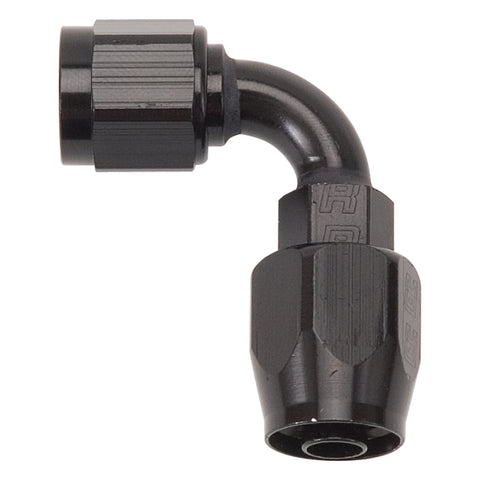 Russell Performance -6 AN Black 90 Degree Full Flow Hose End - 610165