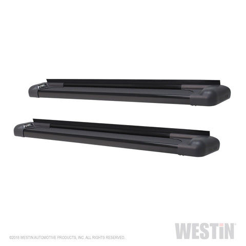 Westin SG6 Black Aluminum Running Boards 74.25in - 27-65725