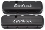 Edelbrock Valve Cover Signature Series Chevrolet 1965 and Later 396-502 V8 Tall Black - 4683