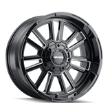 Mayhem 8115 Apollo 20x9 / 5x139.7 BP / 0mm Offset / 110mm Hub Black w/ Milled Spokes Wheel - 8115-2997BM