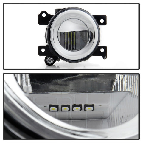 Spyder Nissan Maxima 09-21 OEM Full LED Fog Lights w/Switch Clear FL-NM2019-LED-C - 5087096