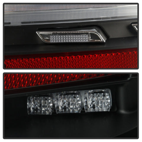 Spyder Porsche 987 Cayman 06-08 / Boxster 09-12 LED Tail Lights - Sequential Signal - Black - 5086839