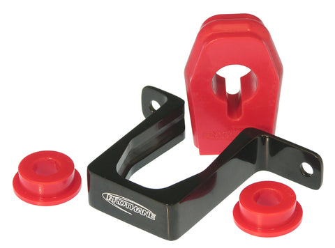 Prothane Ford Mustang Shifter Bushings w/ Billet Bracket - Red - 6-1613