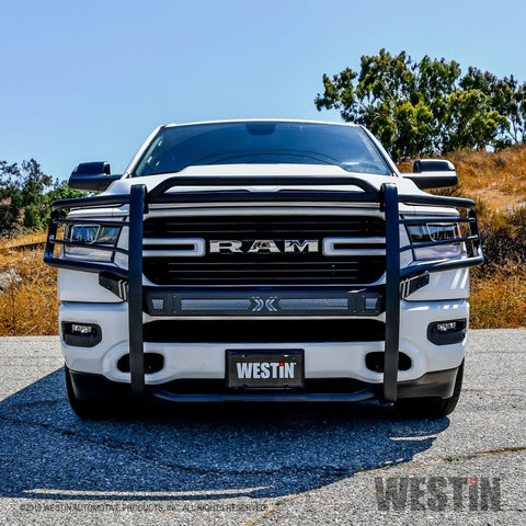 Westin 19-21 Ram 1500 Sportsman X Grille Guard - Textured Black (Excluding Classic & Rebel) - 40-33975