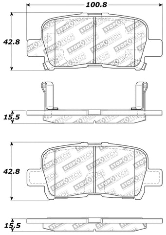 StopTech Performance Brake Pads - 309.08650