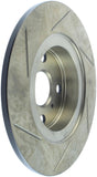 StopTech Power Slot 87-89 Toyota MR2/MR2 Turbo/MR2 Spyder (Exc. Turbo) Rear Left Slotted Rotor - 126.44055SL