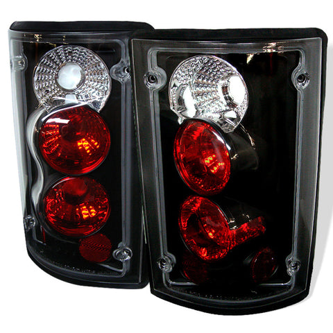 Spyder Ford Excursion 00-06/Econoline 150/250/350/450/550 95-06 Euro Tail Lights Blk ALT-YD-FEC00-BK - 5002914