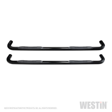 Westin 2019 Chevrolet Silverado/Sierra 1500 Crew Cab E-Series 3 Nerf Step Bars - Black - 23-4135