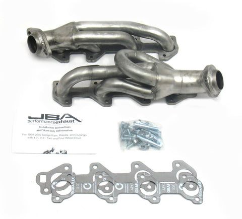 JBA 04-07 Dodge Dakota 4.7L PowerTech 1-1/2in Primary Raw 409SS Cat4Ward Header - 1949S-2