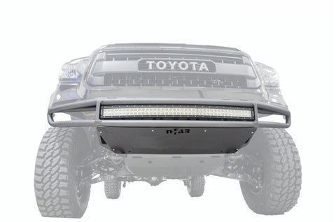 N-Fab M-RDS Front Bumper 14-17 Toyota Tundra - Gloss Black w/Silver Skid Plate - T141MRDS