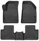 Husky Liners 15-22 Jeep Cherokee WeatherBeater Combo Black Floor Liners - 99091