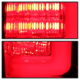 Spyder 09-14 Ford F150 V2 Light Bar LED Tail Lights - Red Clear (ALT-YD-FF15009V2-LBLED-RC) - 5084224