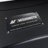 Mishimoto Universal Carbon Fiber Intercooler - Matte Tanks - 525mm Silver Core - S-Flow - BL V-Band - MMINT-UCF-M5S-S-BL